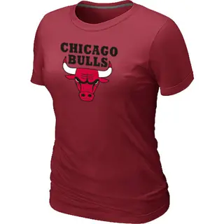 Chicago Bulls Women's Red Big & Tall Primary Logo T-Shirt -